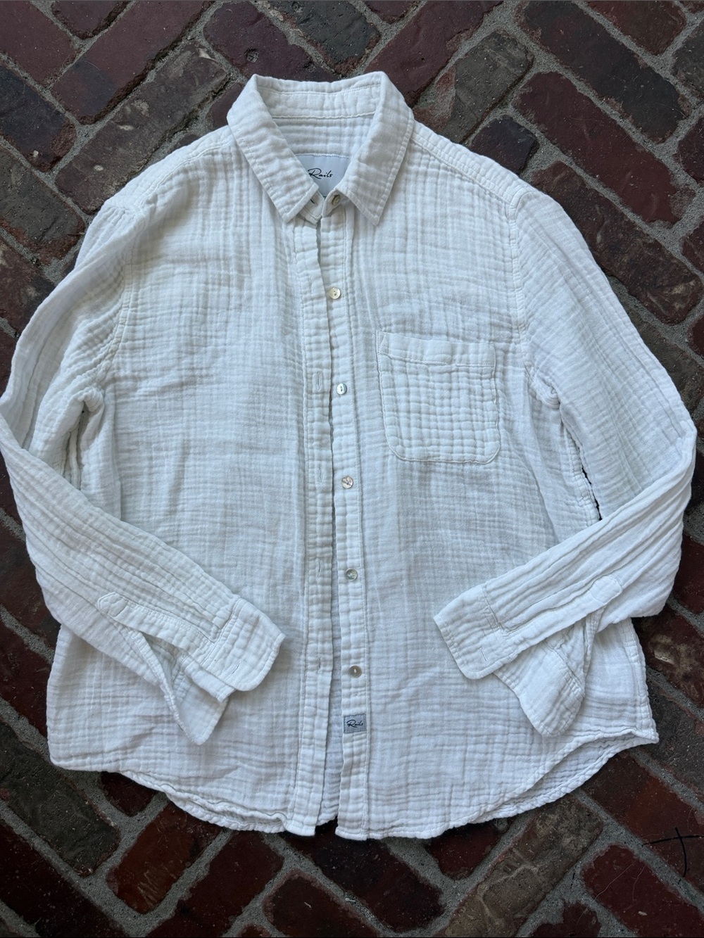 Rails Ellis Gauzy Organic Cotton Button Down - Picture 2 of 6